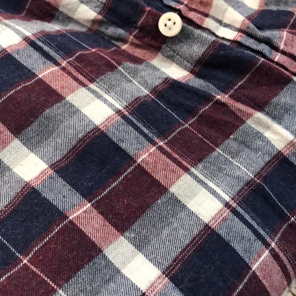 Club Monaco Cotton Flannel Shirt - Picture 6 of 6